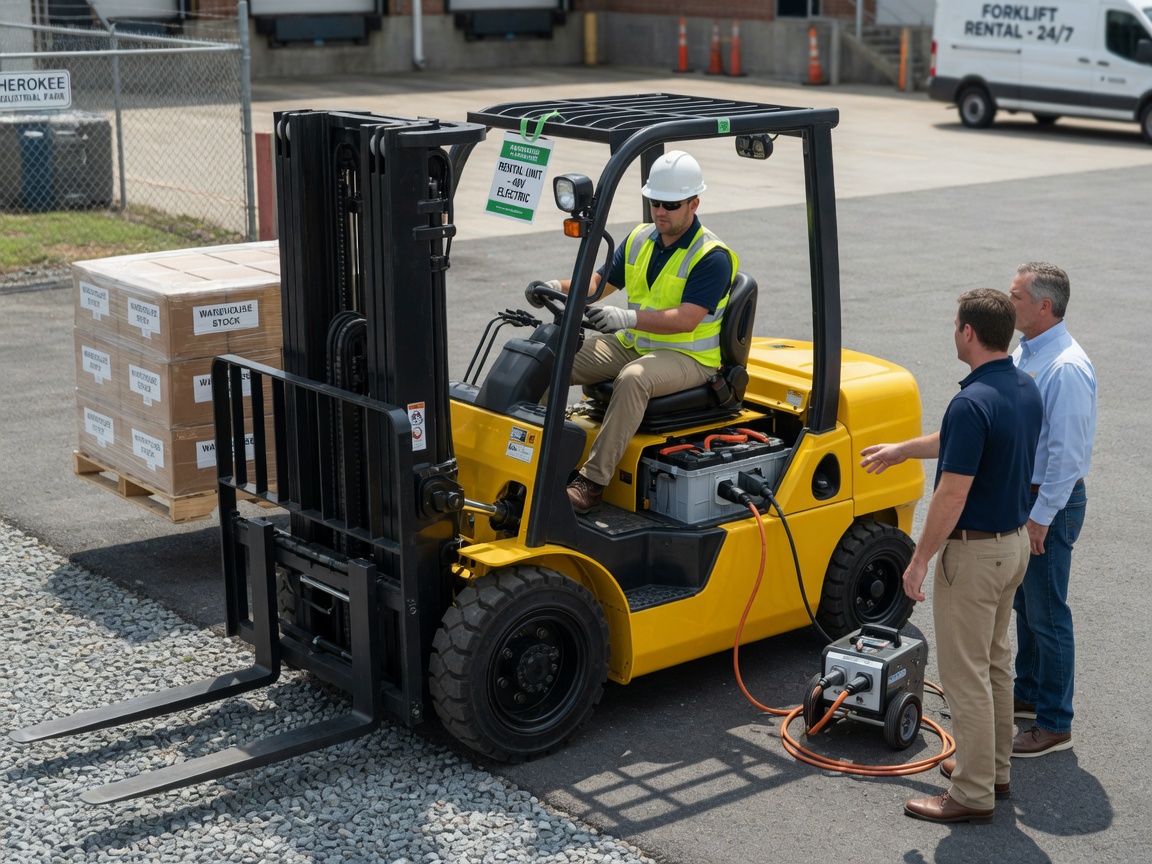 Electric Forklift Rental services