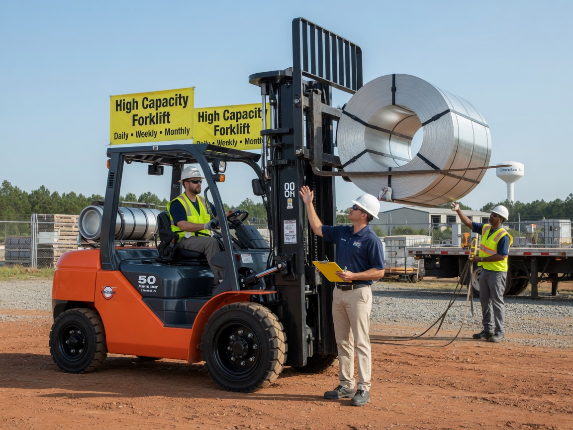 High Capacity Forklift Rental services